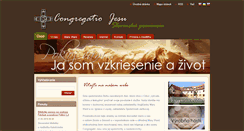 Desktop Screenshot of congregatiojesu.com